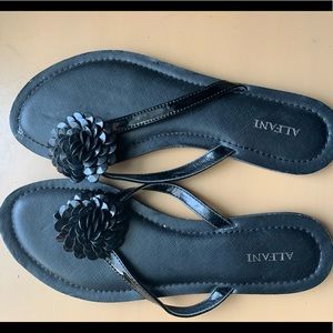 Alfani Black Sandals Flip flops